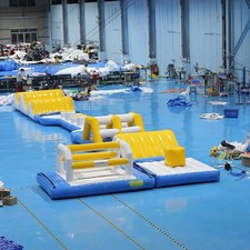 Inflatable Water Park Floating Obstacle Course Pools ShallowWater for Pool Party