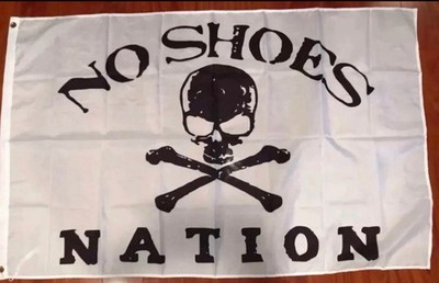 Defect Read Desc No Shoes Nation Pirate Flag Banner  3 X5ft Country Gift Chesney