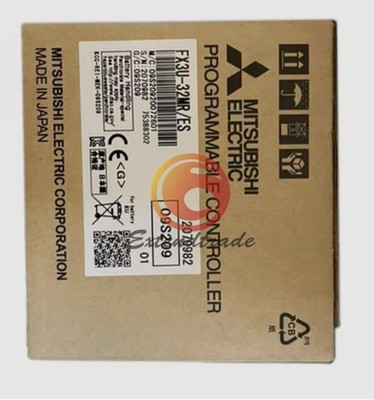One New   FX3U-32MR/ES Programmable   Module Controller Unit *cm