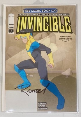  Invincible #1 Free Comic Book Day Amazon Prime Show Variant Signed Ryan Ottley