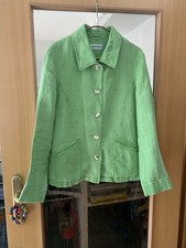 Leinen Jacke von Lodenfrey Gr 38 Neuwertig Gr&uuml;n + TCM Short Trachten Blazer