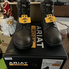 Ariat Work Women Size 9 Casey Composite Toe  Shadow Roper Toe 10033921