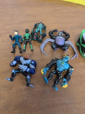 Ben 10 Ten Lot of 6 Action Figures Cartoon Network Bandai
