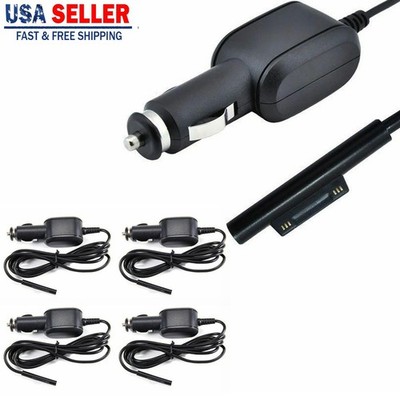 12V Car Charger Power Supply Adapter For Microsoft Surface Pro 4 I5/I7