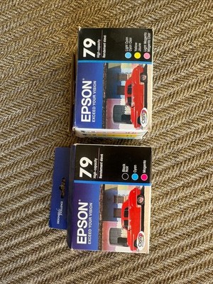 Genuine Epson 79 High Capacity Full Set 6 Cartridges (2 PACK) NEW Sealed