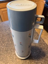 🔥Thermos. Vintage. Tall. For Drinks. Flower Print.