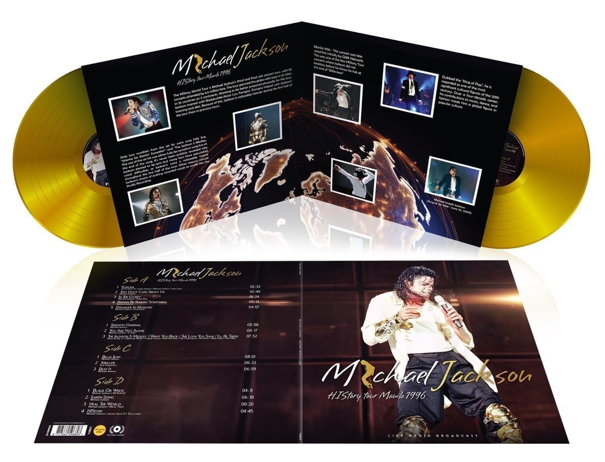 Michael Jackson/History Manila 1996 (Golden Vinyl) VC96803