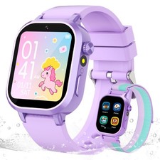 Wiszodet Kids Waterproof Smart Watch Girls Gift Age 3-12 with 39 Game HD Touc...