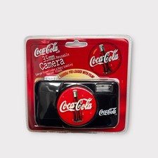 Coca-Cola 35mm Reusable Flash Camera Sealed 1999 Deadstock 1990s Coke