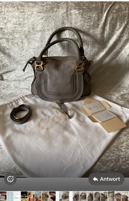 Chloé Marcie Tasche aus Leder Medium in Grau €950 - Bild 1 von 4