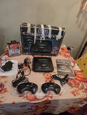 Sega Mega Drive 2 Console Boxed Bundle - Tested & Working with Sonic 2 & 2 Pads