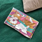 Vtg 1960s 70s Vintage Fieldcrest Pillowcase MCM Mod Flower Power Standard Case