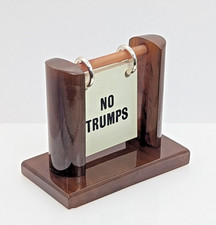 Bakelite Art Deco No Trump Cards Game Bridge Marker