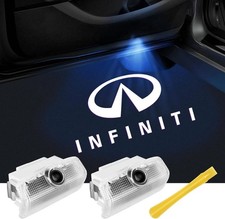 No Fade Car Door Lights Logo for Infiniti, LED Welcome Lights Accessories for