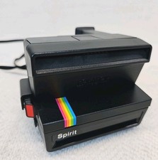 Vintage Polaroid 600 Series Instant Land Camera Untested w/ Manual