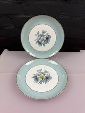 Royal Worcester Woodland Cake Plates 23 cm Wide Set of 2