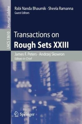 Transactions on Rough Sets XXIII (Lecture Notes in Computer Science) [Paperback]