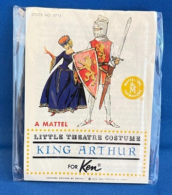 Mattel 1963 Barbie Booklet 0773 King Arthur 4in by 3in