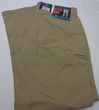 DENALI Delta Khaki Technical Stretch Pants -Side Zipper Media Pocket NWT 32/30