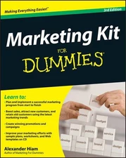 MARKETING KIT FOR DUMMIES By Alexander Hiam *Excellent Condition*