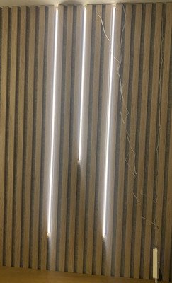 3 LED Lichtleiste für Akustik Wand Panel ￼3er Pack Plug-In Ready To Use��