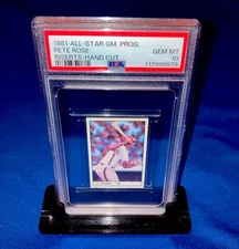 1981 Pete Rose PSA 10 GEM MINT Rarest Low Pop All-Star Game Program Inserts Card