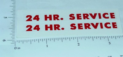 Tonka 24 Hour Service Wrecker Sticker Pair TK-046