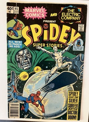 Spidey Super Stories #45 Marvel Comics 1980 Feature Doom  5.0 VG/FN Key