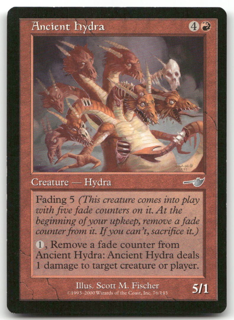 Ancient Hydra #76 (HP) Nemesis NMS Magic MTG