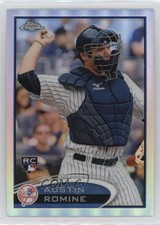 2012 Topps Chrome Refractor Austin Romine #156 0c4