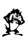 Taz Tasmanian Devil Decal Sticker m266