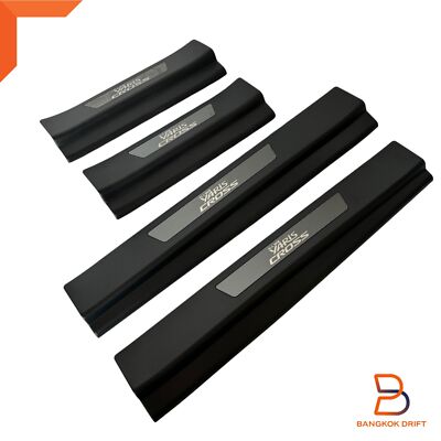 MATTEBLACK DOOR SILL SCUFF PLATE STAINLESS FOR TOYOTA YARIS CROSS