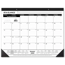 2026 At-A-Glance SK24-00 Desk Pad Calendar, 21-3/4 x 17"