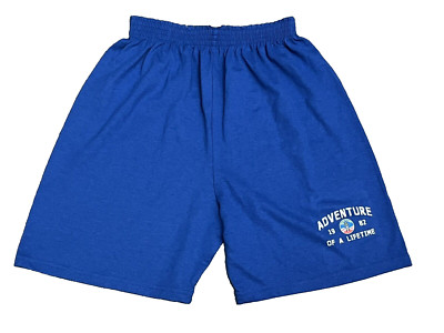 Space Camp Shorts Adventure of a Lifetime Space Center Small Blue Sweat Shorts