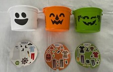 McDONALD'S 2022 Halloween Bucket Pail Classic Boo Buckets HAPPY MEAL  stickers