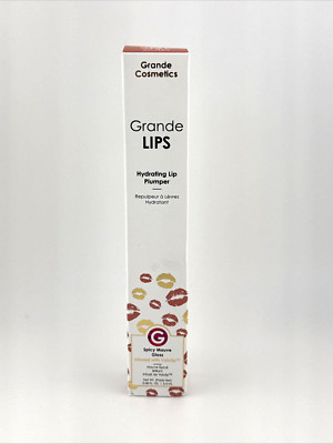 Grande Cosmetics Hydrating Lip Plumper   Spicy Mauve Gloss   NEW in Box