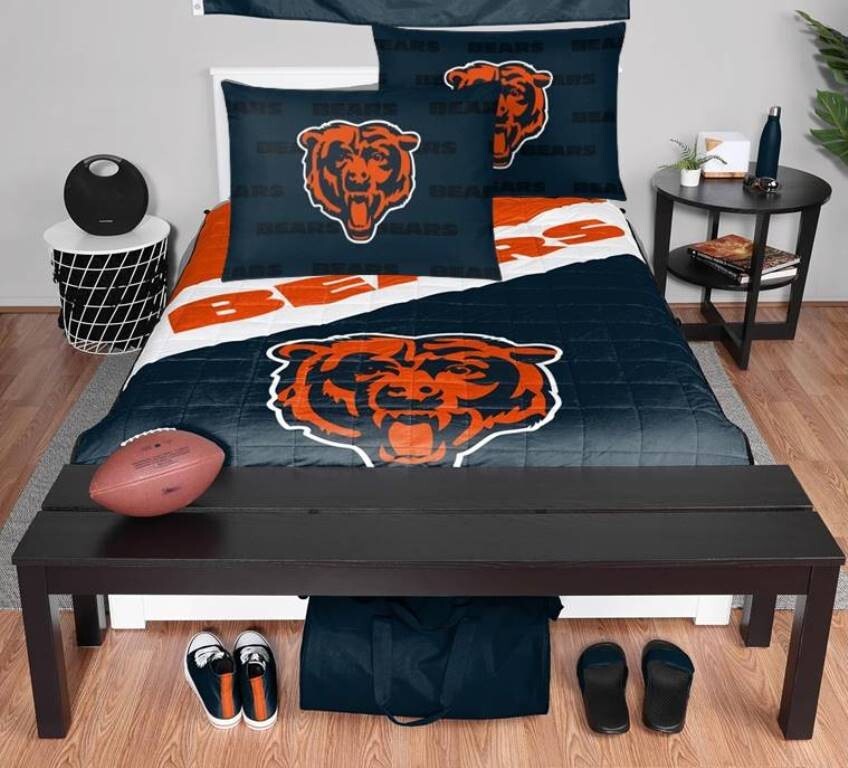 Chicago Bears NFL 60"x80" Weighted Blanket & PillowcasesAB0BTTPZ9ZJ9