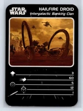 HAILFIRE DROID 2008 Star Wars Top Trumps Specials Starships
