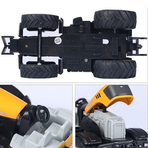 1:30 Scale Farm Tractor Toys for Boys Diecast Farming Vehicle Model Toy Yellow - Picture 6 of 7