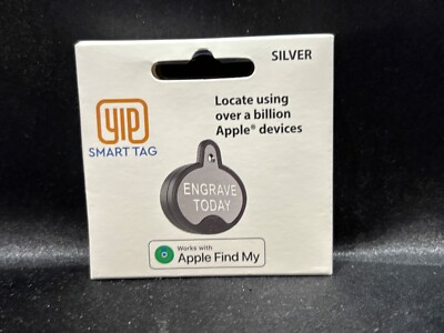 YIP Smart Tag ID Tag and Tracker - TO-RGi100C- Silver #165