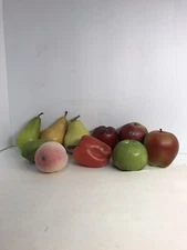 Fruits and Vegetables Plastic Life Like Size Set Of 10 Vi Gage Faux