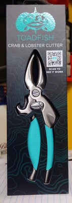 Toadfish Crab Leg Cracker Tool - Seafood Shell Cracking Tool - Stainless Steel