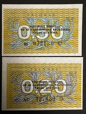 Banknoten Litauen 6 St&uuml;ck Original #AKB62