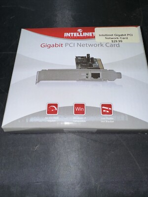 Intellinet  Gigabit Ethernet PCI Network Card 10/100/1000Mbps PCIe Adapter