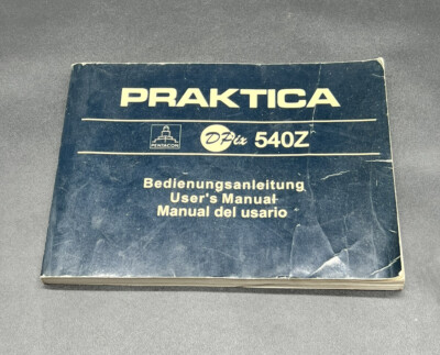 Praktica 540Z Bedienungsanleitung VEB Pentacon Dresden DDR Kamera #KA170