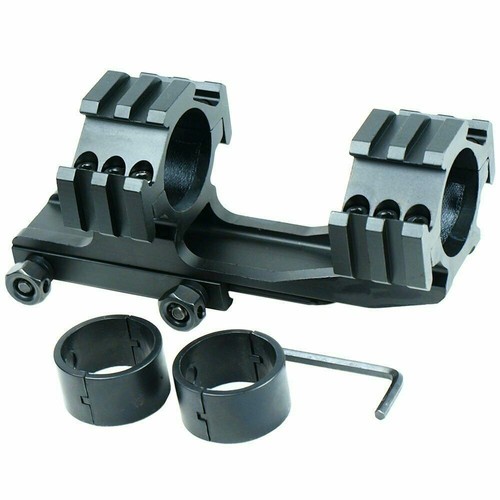 30mm/1" PEPR Cantilever Scope Mount With Tri-Rail Rings - Heavy Duty For Picatinny Rail Rifles