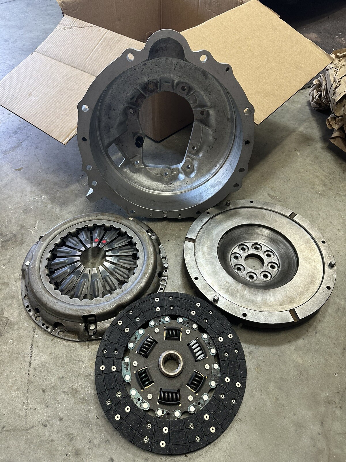 Lexus 1uz V8 To Toyota W56 Engine Swap BellHousing, Clutch, And