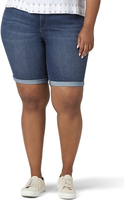 Lee Flex Motion Bermuda Denim Shorts 