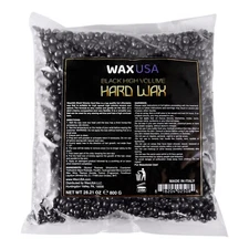 WaxUSA Black High Volume Demi Creamy Hard Wax Beads 1.76lb Made in Italy
