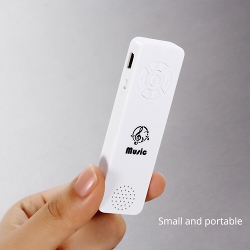 MP3 Player Ultra Thin Listen Music Mini Portable Gift USB Rechargeble Student - Picture 11 of 14